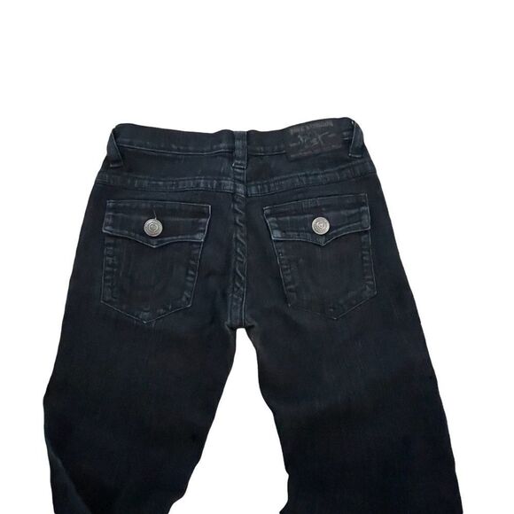 True Religion ~ Black Denim Jeans ~ size 27 - Picture 9 of 12